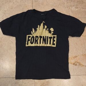 Fortnite Kids Black and Gold T-Shirt